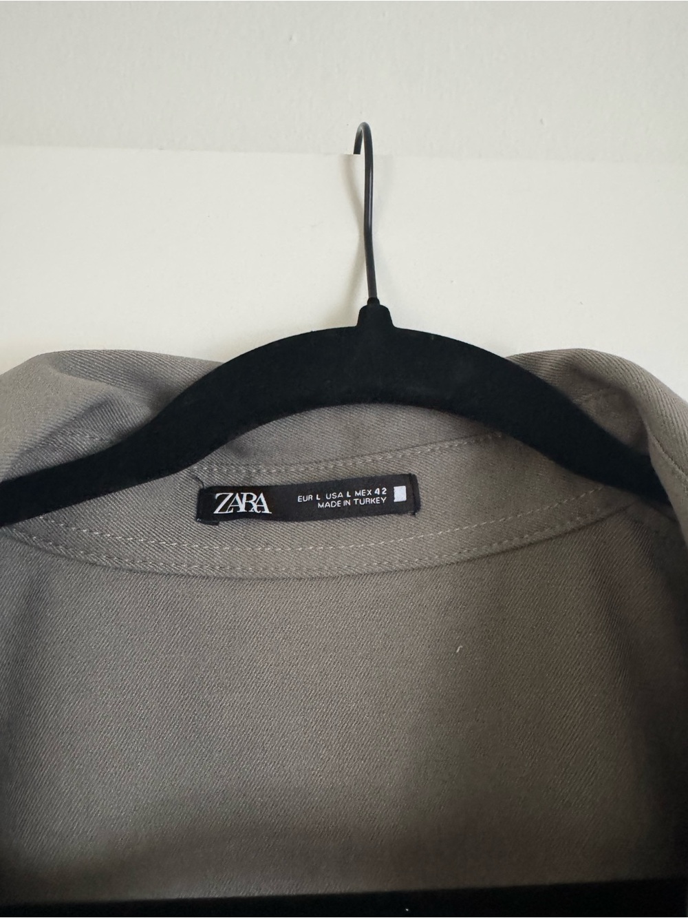 Zara Taupe Shirt Men - Picture 2 of 3